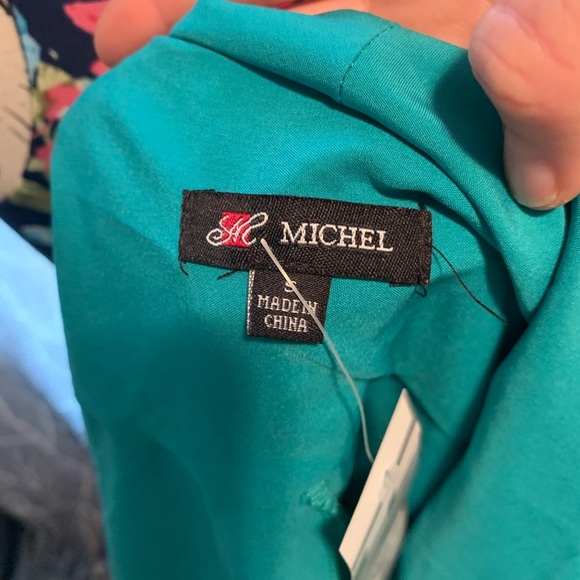 Michel teal blazer - Picture 4 of 4